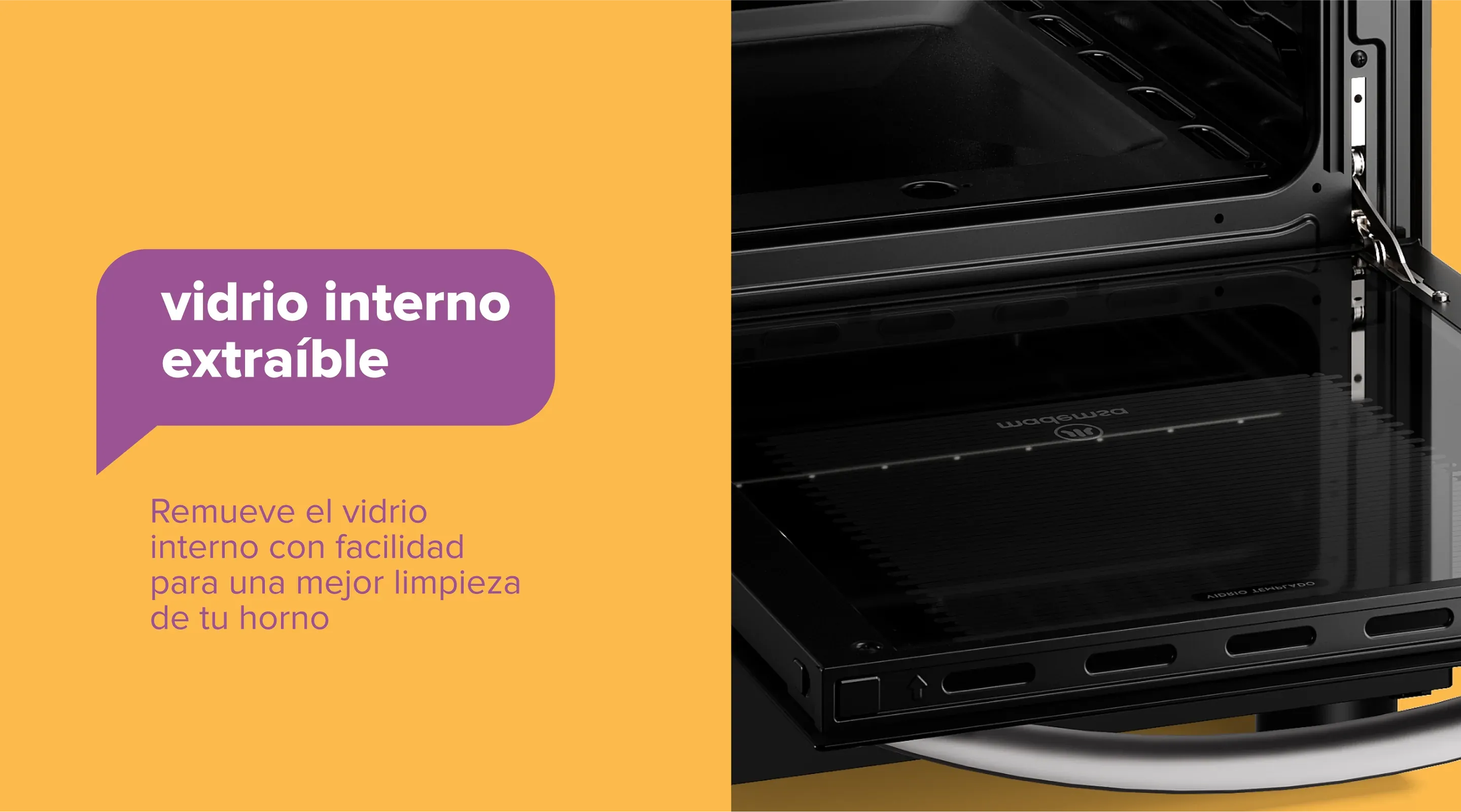 ¿necesitas más espacio? Tapa de Vidrio Templado - Si no estas usando la cocina, baja la cubierta de vidrio templado y utilízala como mesón