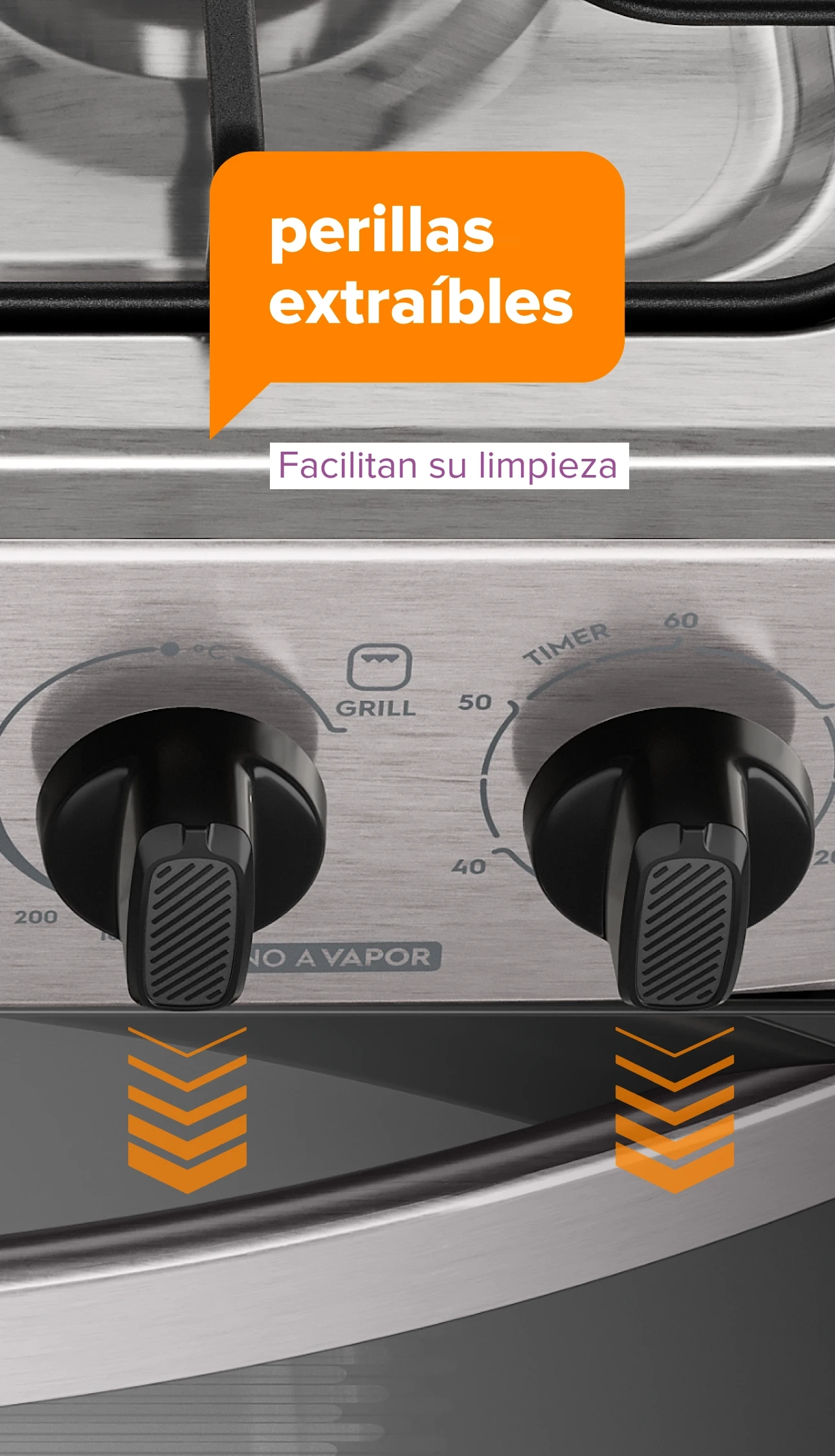 perrillas extraíbles. Facilitan su limpieza