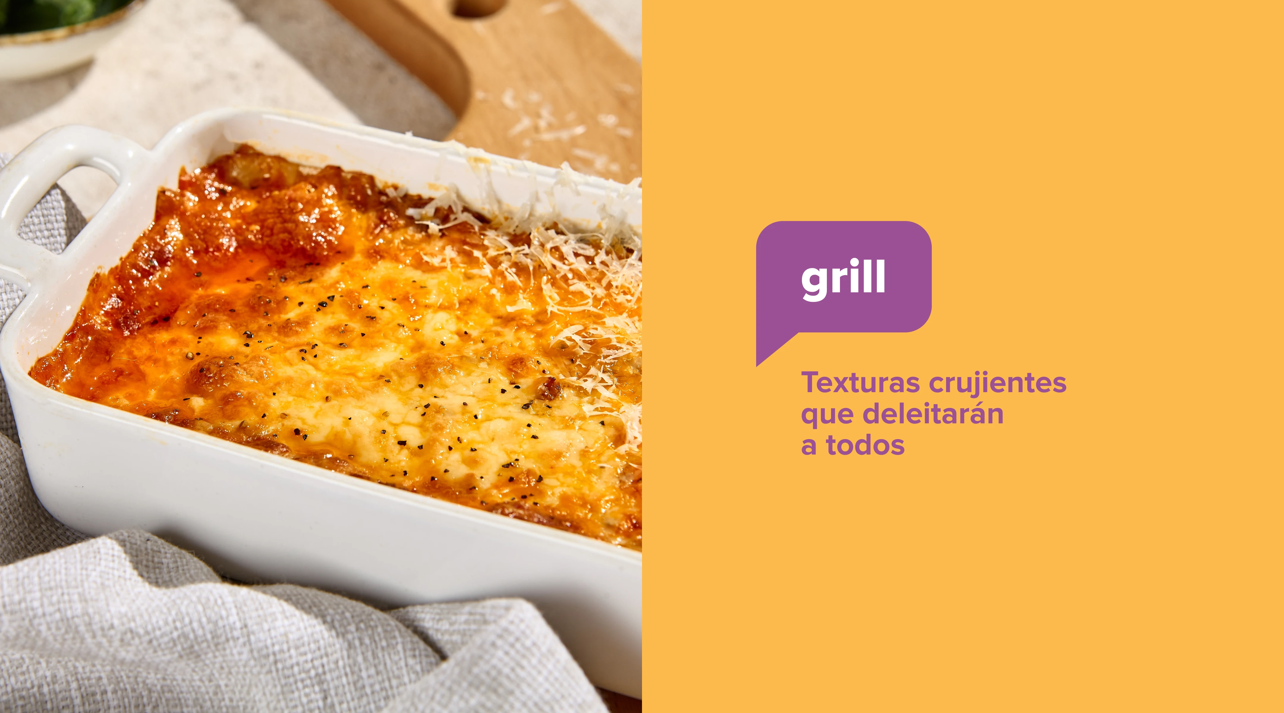 grill. Texturas crujientes que deleitarán a todos