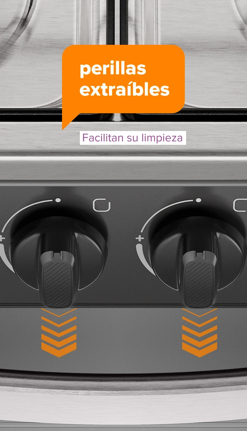 perrillas extraíbles. Facilitan su limpieza