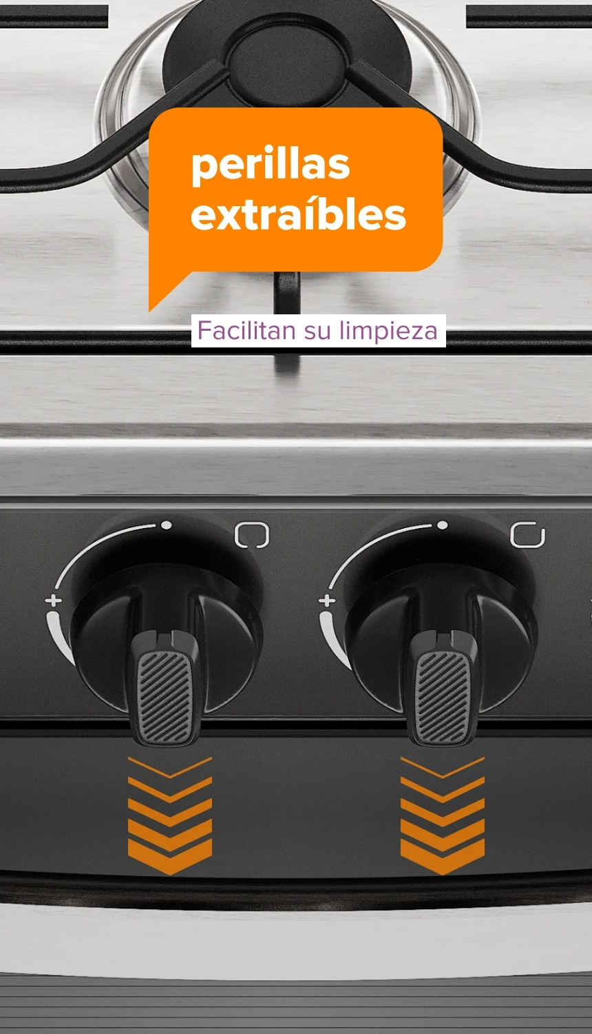 perrillas extraíbles. Facilitan su limpieza