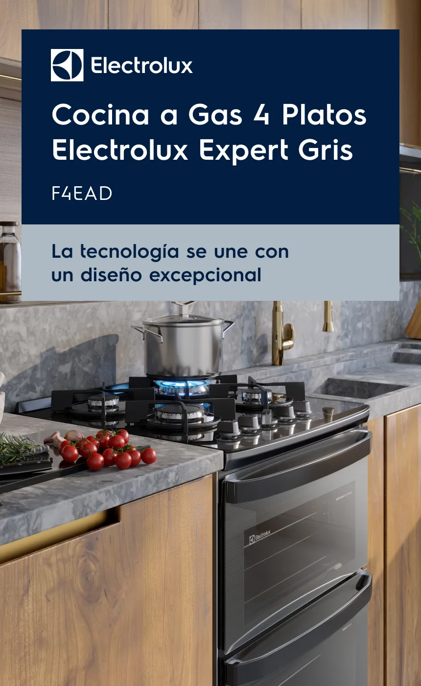 Electrolux Cocina Electrolux Experience 5 Quemadores Negra - F5ECB
