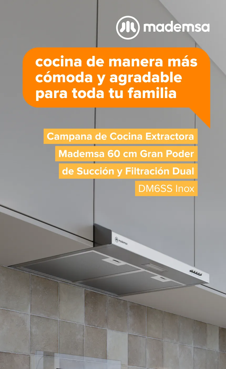 Cocina de manera más cómoda y agradable para toda tu familia DM6SS Inox